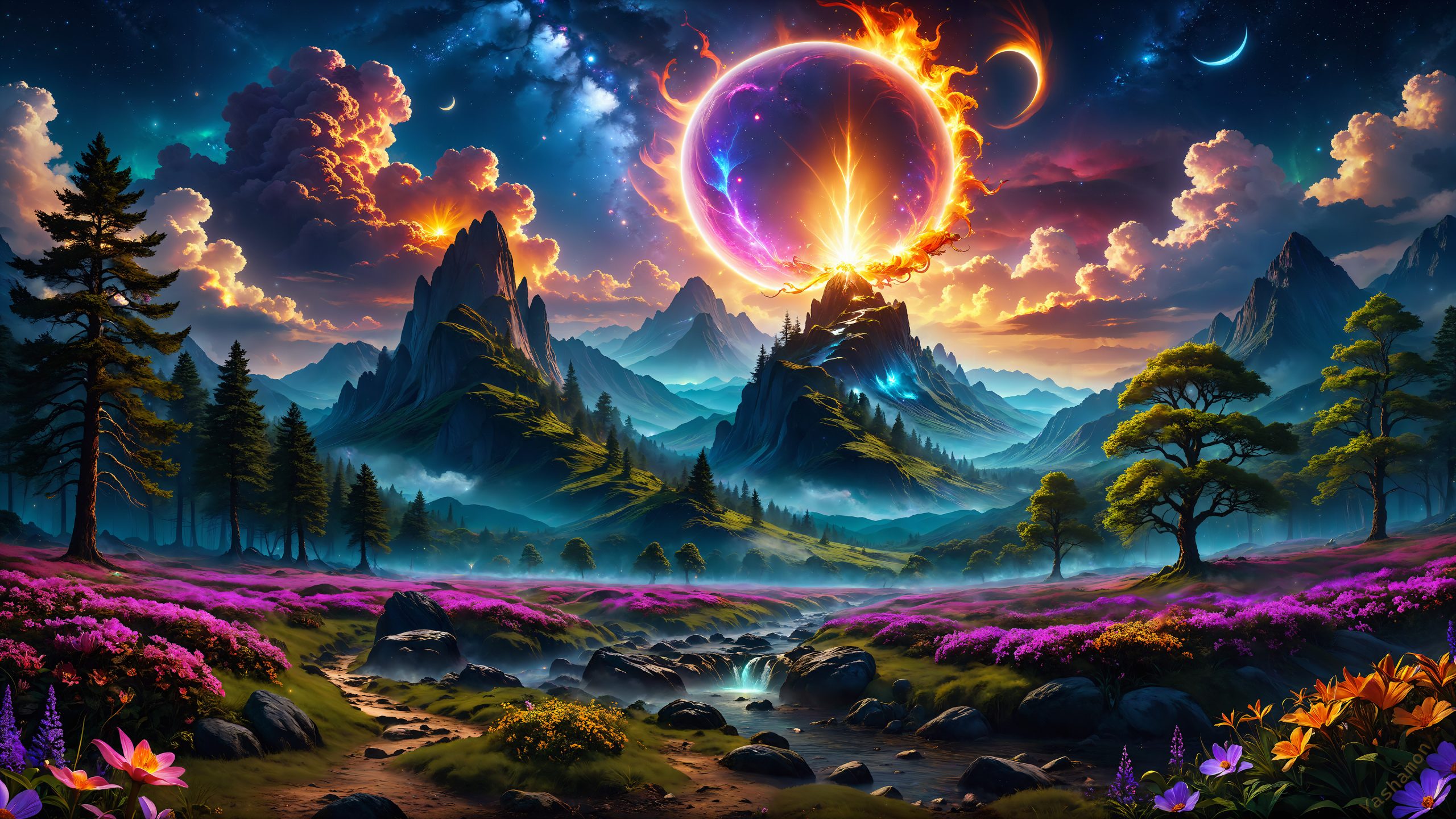 Anime Scenery Nature HD