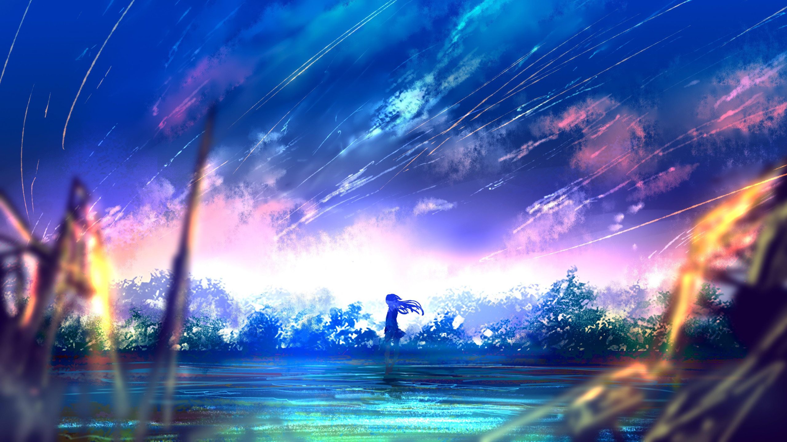 Anime Scenery Green Landscape