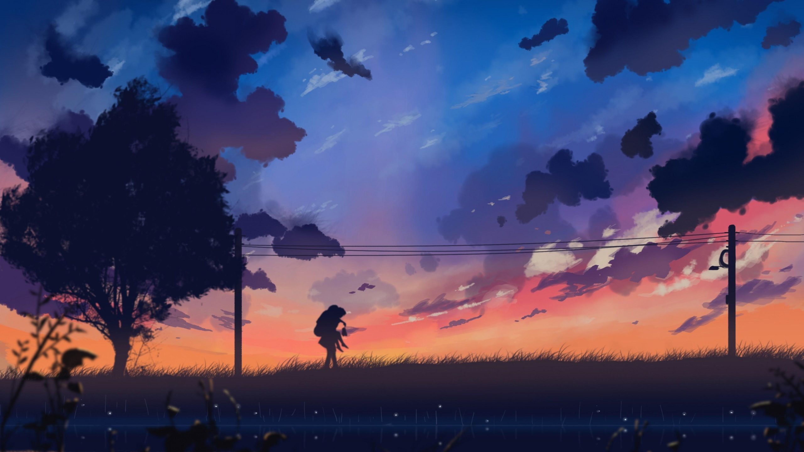 Anime Landscape Nature Wallpaper