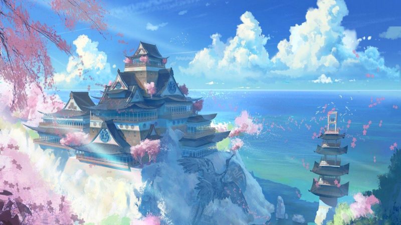 二次元精选 | 20张4K高清动漫风景壁纸合集-雪绒社