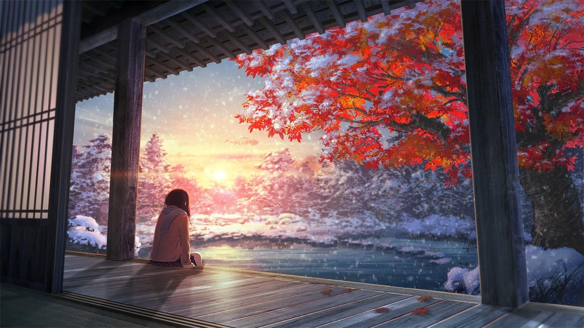 Japanese House Anime Landscape