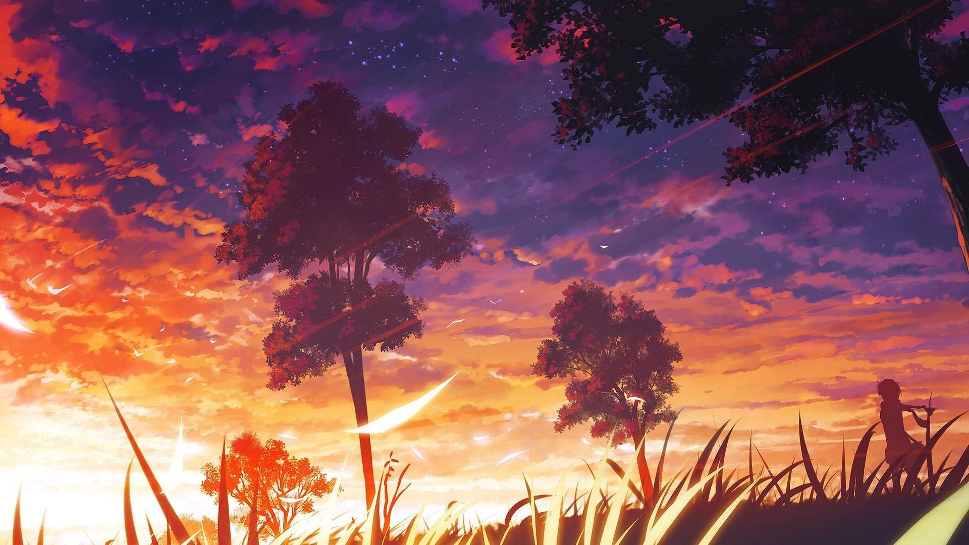 4K Anime Scenery Colorful